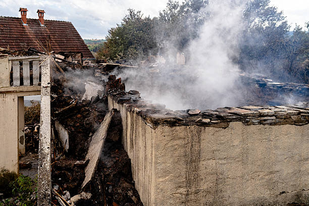 Professional Fire Damage Repair technician working in North Richland Hills, TX